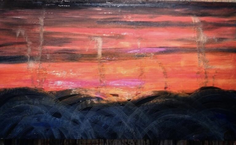 Abstract sunset by Rick Casados
