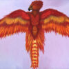 Phoenix Rising oil painting by Margo Casados